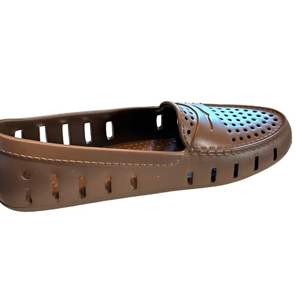 Floafers Brown Slip on Water Boat Shoes Size 8 - Picture 6 of 8